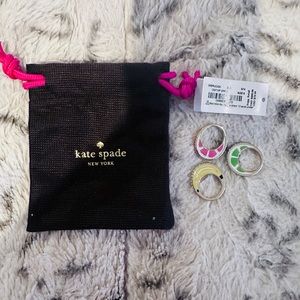 Kate Spade NWT Out of Office three ring set size 6